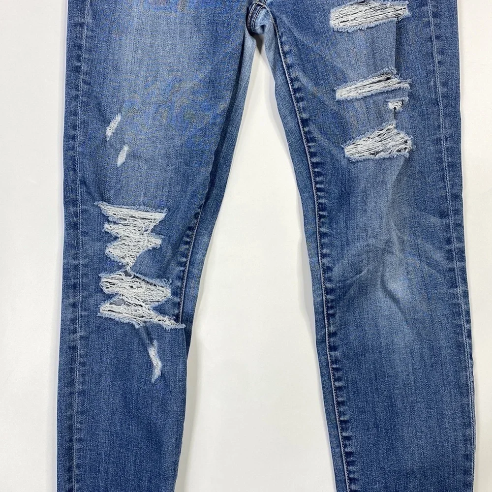 American Eagle Super Stretch X Hi-Rise Jegging Distressed Size 4